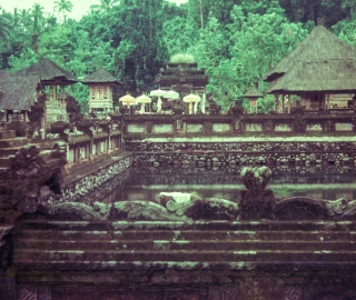 Tampaksiring Temple, Bali, April '82.