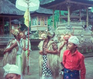 Funeral procession, Tampaksiring, Bali, April '82.