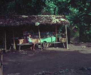 Rest stop, interior, Bali, April '82.