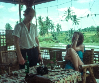 Anthony and Jackie, Bali, Jan '82.