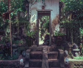 Front door, Ubud, Bali, April '82.