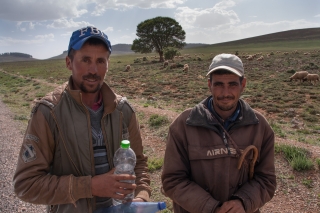 2 Thirsty Shepherds, Mid Atlas, Morocco, '17.
