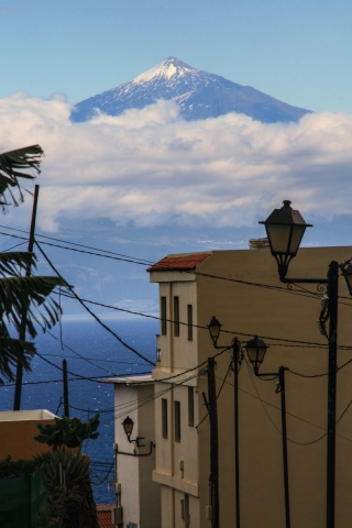 Pico del Tiede from Agulo, La Gomera, Canaries, '14.