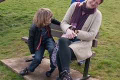 Hugh, Helen and Sussie, Gower, '16.