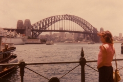 Jackie in Sydney, Australia '82.