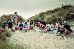 Remembering Jackie and Andrea. Burnham Overy Staithe, '88.