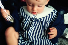 Jack on his Christening day.