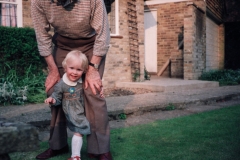 Dad and Rebekah.