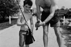 Rob and Mike, fishing.