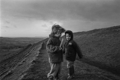 Rob and Friend Plotting, Eggardon Hill Fort, Dorset.