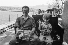 Mike and Jack on Ol' Ratty, Cumbria.