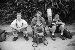Rhys, Trish and Todd, London.