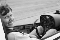 Wendy on her glider flight. 1.