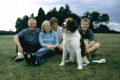 David, Rebekah, Pip and Paul with Bonnie.