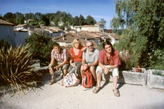 Jack, Ros, Mike and Rob, France.