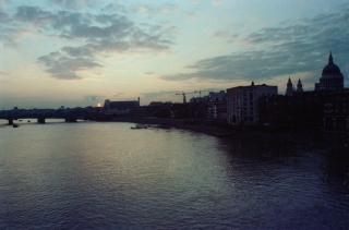The Thames at Dusk, 1978.