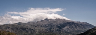 Psiloritis mountains from the Church of the Panayia, Meronas, Crete, '23.