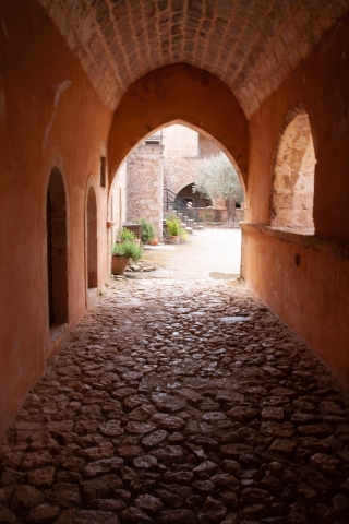 Monks' cells, Moni Arkadi Monastery, Crete, '23.