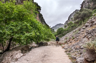 "I said, it's time to turn back", Deliana Gorge, Crete, '23.