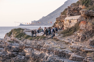 Return to the annual ceremony at the 'Rock Church', Ravdoucha, Crete, '23.