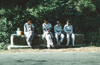Mandi, Bus Stop, Himachal Pradesh, '01.