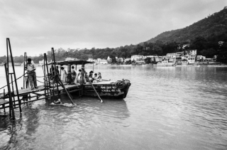 Ferry on the Ganges, Rishikesh, '01.