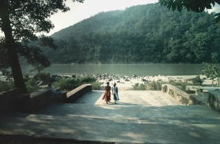 Steps down to The Ganges, '01.