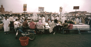 Food stalls, Jemma el Fna, Marrakesh, '05.