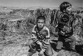 2 Boys above Ihlara Gorge, '01.