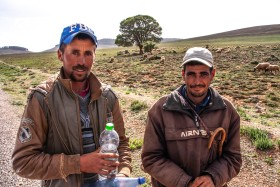 2 Thirsty Shepherds, Mid Atlas, Morocco, '17.