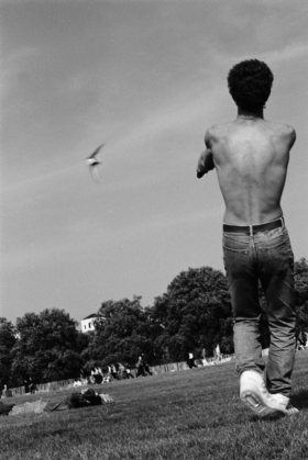 Kite Flyer, Hyde Park, London.