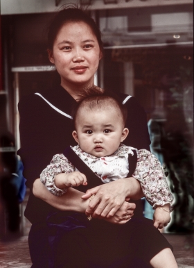 Woman and Child, Chinatown, London.