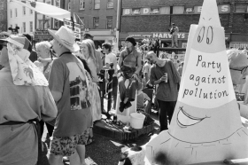 'Reclaim the Streets' Demo, Islington, '95.
