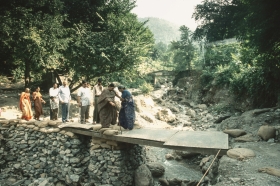 'The Bridge', Rishikesh, India. '01.