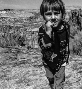 Boy above Ihlara Gorge, Turkey. '01.