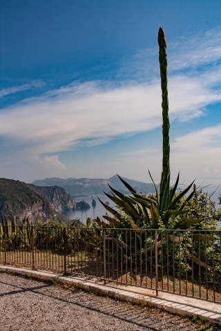 Volcano from Lipari, Aeolian Isles.