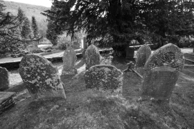 Cemetery, Capel-y-ffin, Powys.