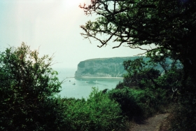 Culver Cliff from Bembridge School, I.O.W.